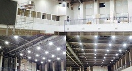 Завершен монтаж светодиодного спортивного освещения в г. Ярославль